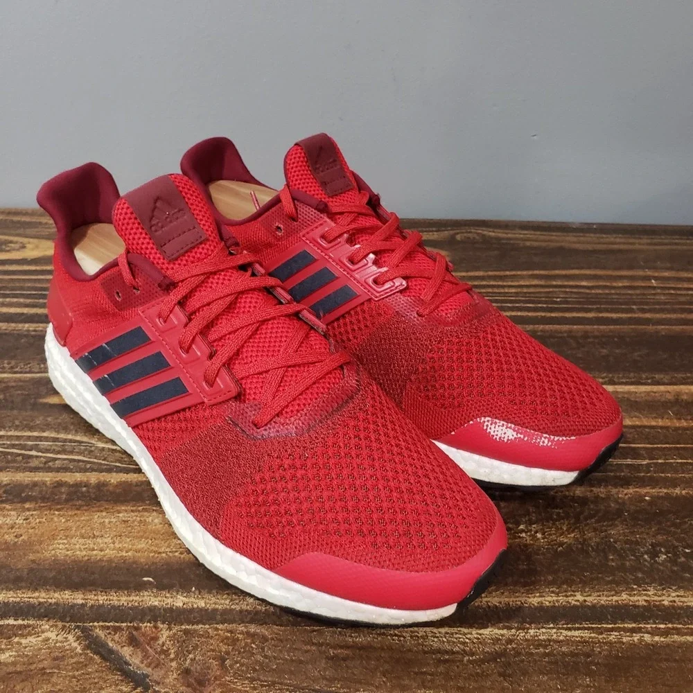 Adidas Running Shoes Mens 9.5 UltraBoost Red Good BB3930 Athletic Sneakers
